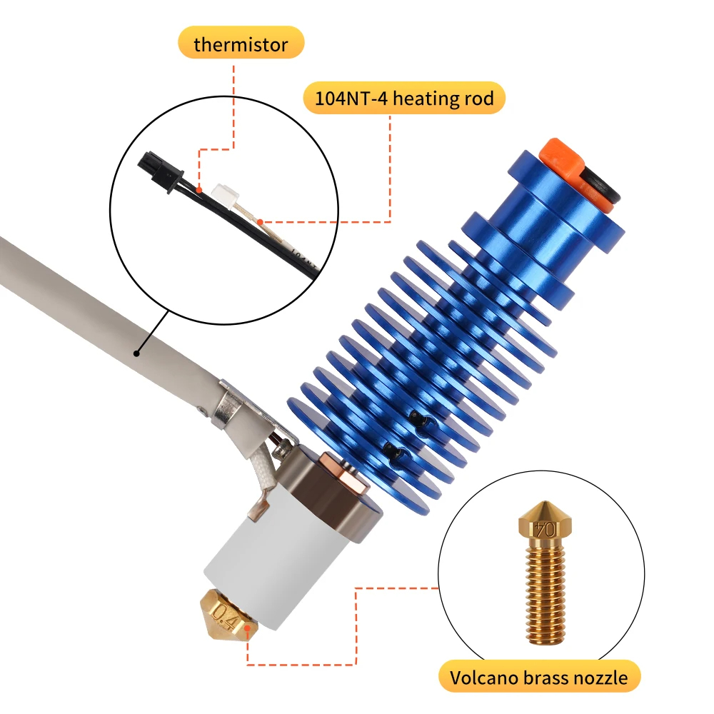 Corexy 3D Printer Kit - Volcano Hotend Kit 24V 60W E3D
