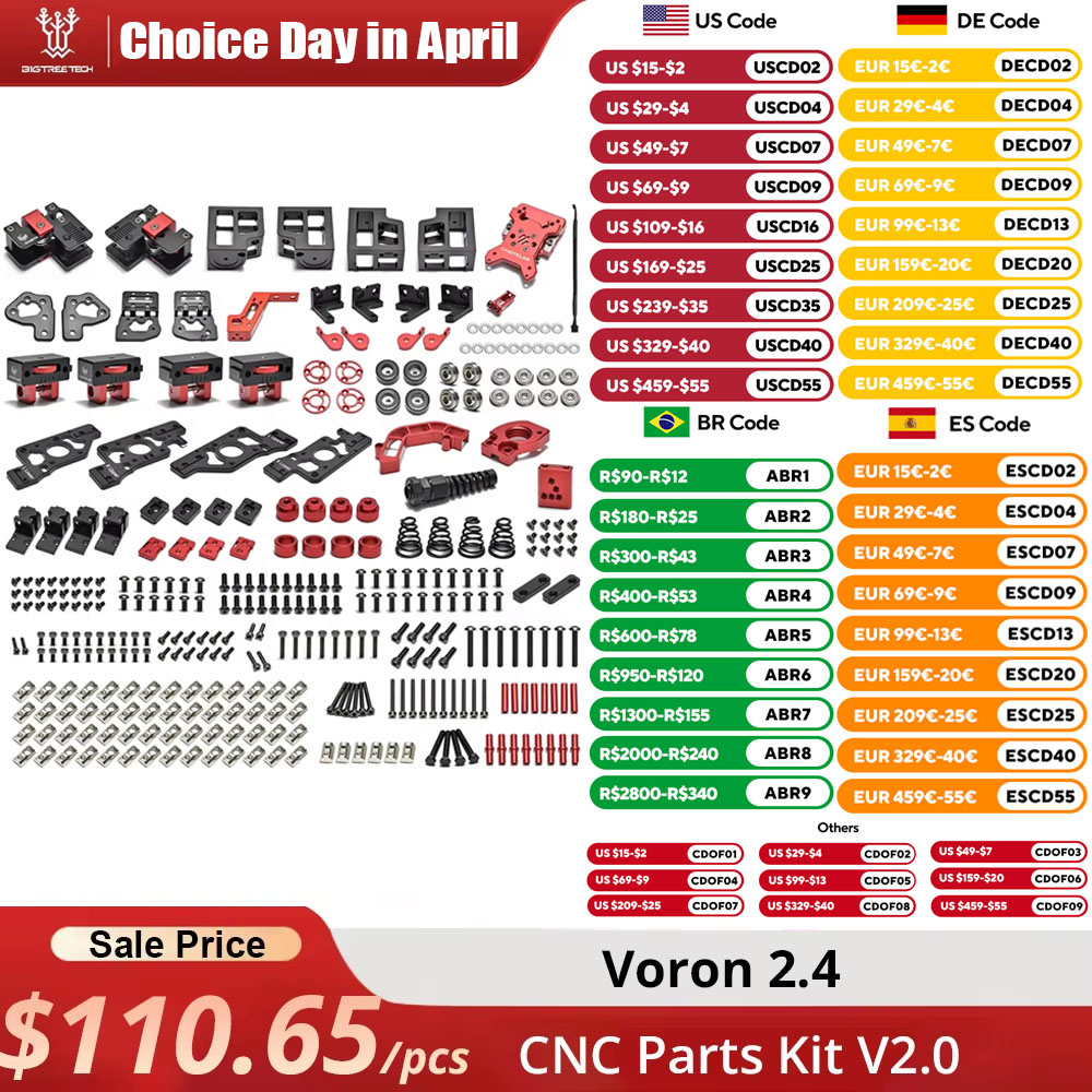 VORON 2.4 CNC Parts Kit V2.0 H - Voron Trident Full Kit recension och pris