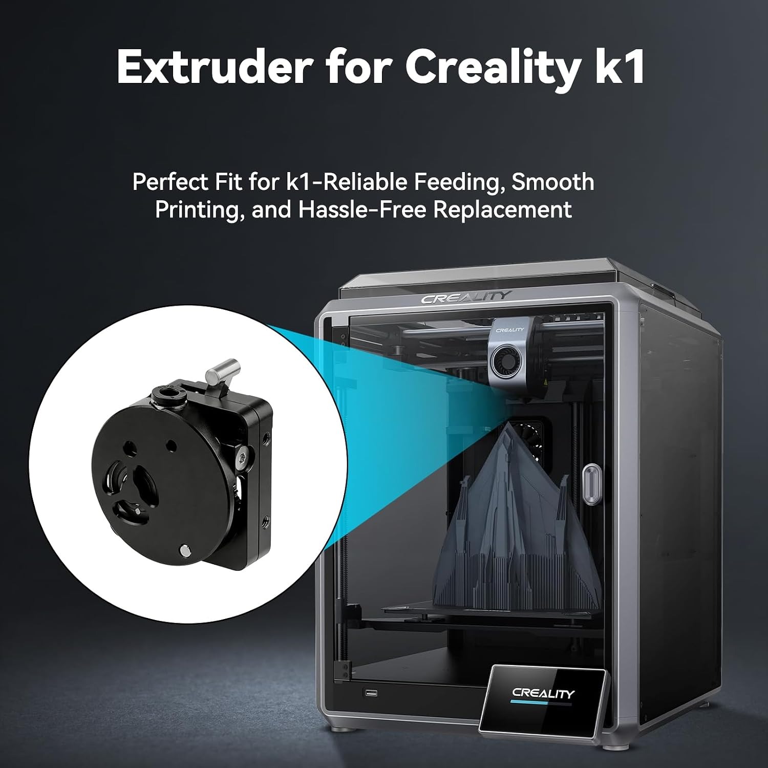 K1/K1 Max/K1C/K1 SE Upgraded K - Direct Drive Dual Gear Extruder High Speed recension och pris